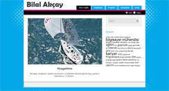Desktop Screenshot of bilalakcay.com